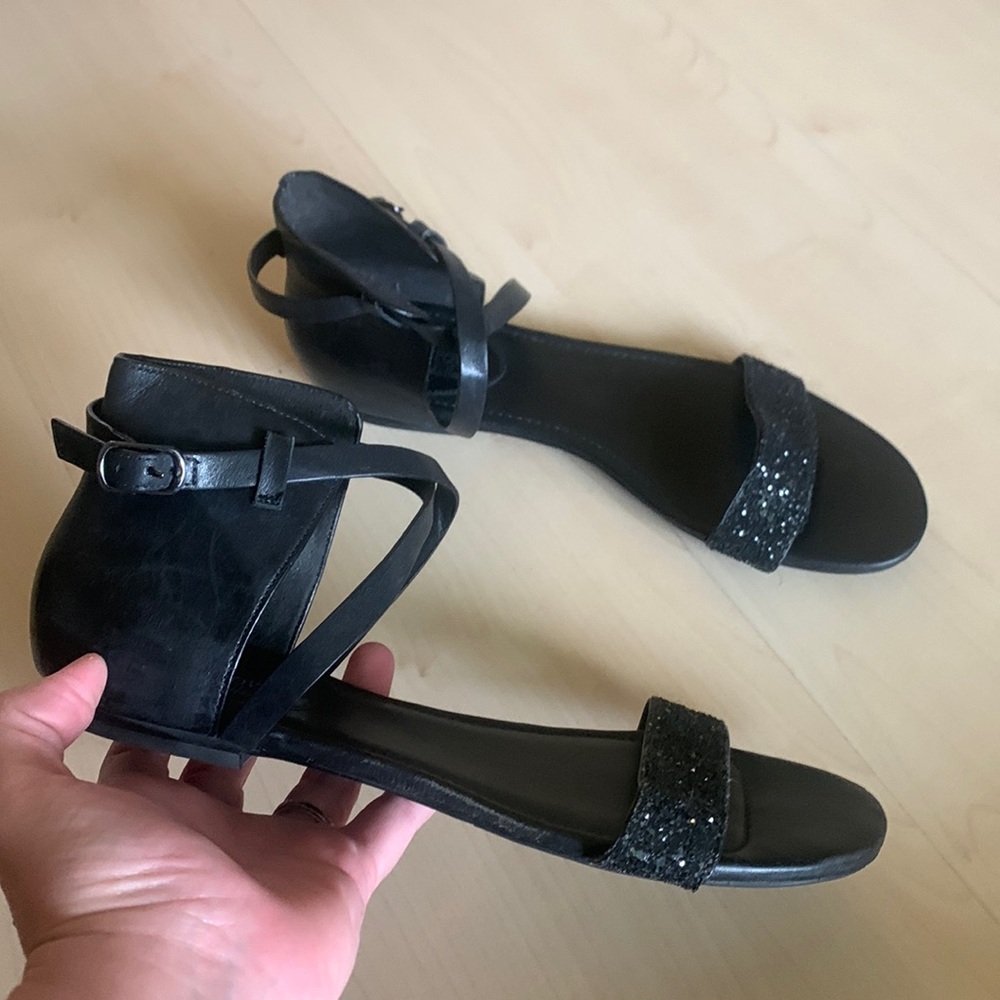 Maria Sharapova Cole Haan Sandals Black Size 8.5